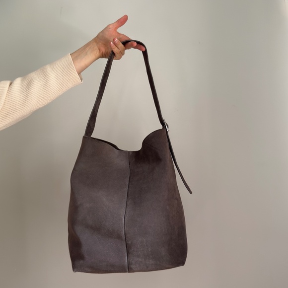 Suede shopper bag from Mango - Picture 1 of 3